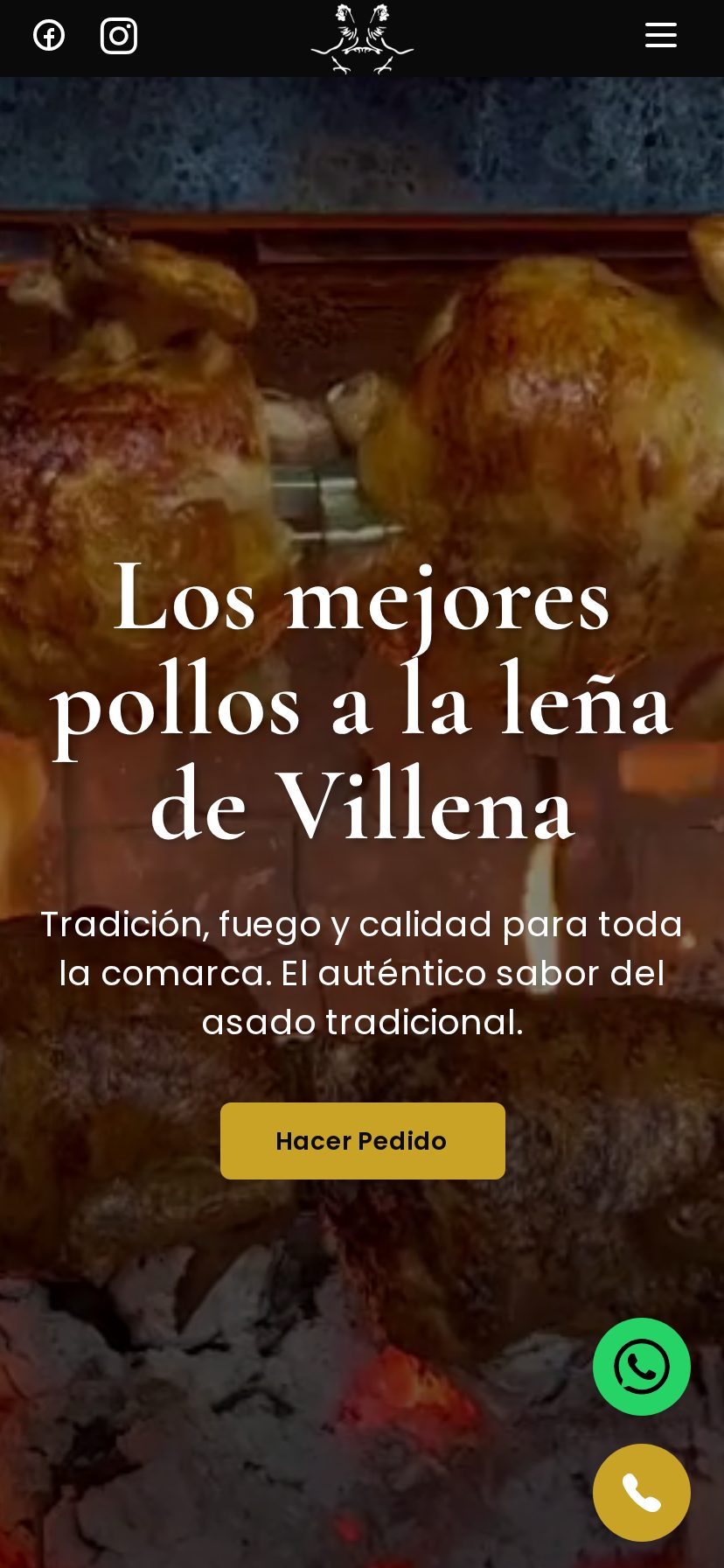 En móvil, con los accesos a WhatsApp y teléfono siempre a mano.