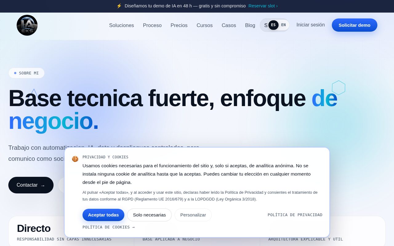 Quién está detrás, con nombre y cara.